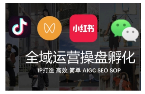 全域运营操盘(抖音+私域+小红书)，IP打造高效简单-百盟网