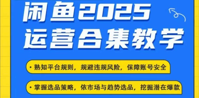 2025闲鱼电商运营全集，2025最新咸鱼玩法-百盟网