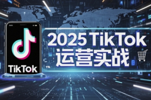 2025TikTok电商运营，掌握TikTok店铺运营核心技巧，实现低成本高转化-百盟网